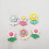 500pcs DIY Sunflowers Resin Sticker Beads for Scrapbook Jewelry Making
