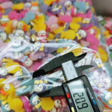 500pcs 15-20mm Resin Jelly Rabbit Biscuits Sticker Beads