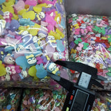 500pcs 15-20mm Resin Jelly Rabbit Biscuits Sticker Beads