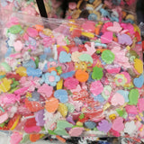500pcs DIY Cartoon Fruit Animal Girls Sticker Beads Scrapbook Hairpin Jewelry