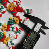 500pcs Resin Christmas Tree Bell Santa Sticker Set