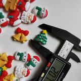 500pcs Resin Christmas Tree Bell Santa Sticker Set
