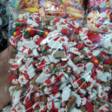 500 Resin Christmas Tree Santa Sticker Beads DIY Jewelry Accessories