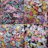 500pcs 15-25mm Resin Cartoon Animal Sticker Cabochon