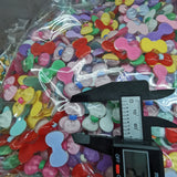 500pcs DIY Jelly Candy Bow Ribbon Sticker Beads