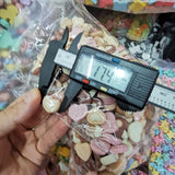 500pcs DIY Resin Button Sticker Beads Scrapbook Jewelry Accessories