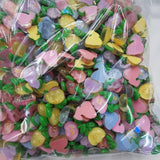 500 Resin Jelly Tulip Flowers Sticker Half Beads 16-20mm