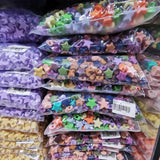 500pcs 17mm Acrylic Star Shape Spacer Beads for Jewelry Making
