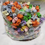 500pcs 17mm Acrylic Star Shape Spacer Beads for Jewelry Making