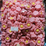 500pcs 17mm Resin Candy Flower Sticker Beads for DIY Hairpin Clip Jewelry Making