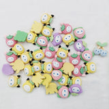 500 Acrylic Strawberry Cherry Doll Sticker Beads