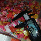 500 Acrylic Flower Animal Rabbit Car Sticker Beads for DIY Jewelry