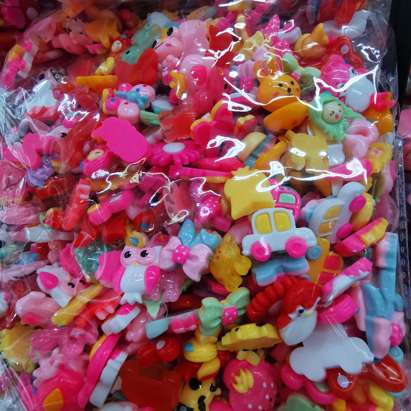 500 Acrylic Flower Animal Rabbit Car Sticker Beads for DIY Jewelry