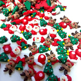 500pcs DIY Holiday Scrapbook Hairpin Decor Jewelry Accessories