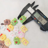 500pcs Resin Cartoon Animal Sticker Cabochon for Hairpin Jewelry