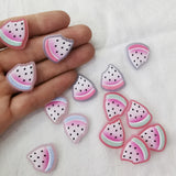 500 Candy Watermelon Sticker Beads 20-22mm for Scrapbook Hairpin Jewelry