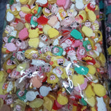 500 Resin Jelly Baby Face Doll Sticker Beads 20-22mm Scrapbook Jewelry Making