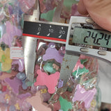 500 Resin Jelly Candy Sticker Half Beads for DIY Scrapbook & Jewelry Making