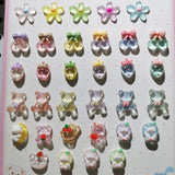 500 Resin Jelly Candy Sticker Half Beads for DIY Scrapbook & Jewelry Making