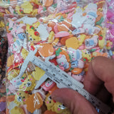 500 Resin Cartoon Bear Rabbit Sticker Flat Beads Cabochon DIY Scrapbook
