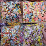 500 Resin Cartoon Bear Rabbit Sticker Flat Beads Cabochon DIY Scrapbook