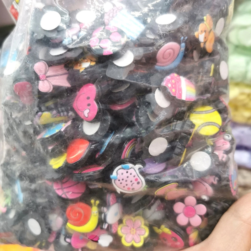 500pcs DIY Cartoon Sweets Flower Animal Sticker Beads for Jewelry Accessories