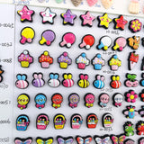 500pcs DIY Cartoon Sweets Flower Animal Sticker Beads for Jewelry Accessories