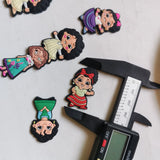 500pcs Cartoon Girls Sticker Flat Scrapbook Hairpin Jewelry Making Accessories
