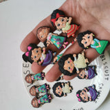 500pcs Cartoon Girls Sticker Flat Scrapbook Hairpin Jewelry Making Accessories