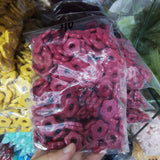 500PCS 22mm Macarons Acrylic Flower Sticker Beads Scrapbook Hairpin