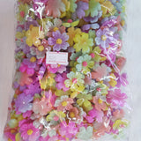 500pcs 22mm Resin Candy Flowers Sticker Beads for DIY Scrapbook Jewelry Making