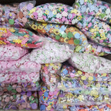 500pcs 24mm DIY Candy Sunflowers Sticker Half Beads