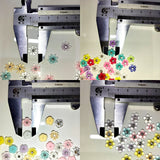 500pcs Diamond Flower Sticker for DIY, Scrapbook, Nail Art, Jewelry Decoration