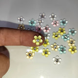 500pcs Diamond Flower Sticker for DIY, Scrapbook, Nail Art, Jewelry Decoration