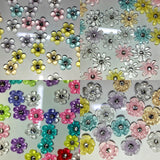500pcs Diamond Flower Sticker for DIY, Scrapbook, Nail Art, Jewelry Decoration