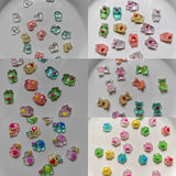 500pcs DIY Luminous Cartoon Sticker for Girls, Nail Art Decorations