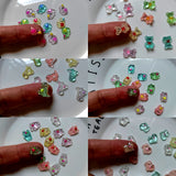 500pcs DIY Luminous Cartoon Sticker for Girls, Nail Art Decorations