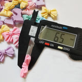 500pcs DIY Candy Resin 21mm Bowknot Ribbon Sticker Beads