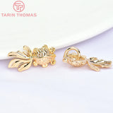 10PCS 9x17MM Goldfish Charms Pendants High DIY Jewelry Findings