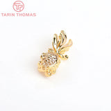 10PCS 9x17MM Goldfish Charms Pendants High DIY Jewelry Findings