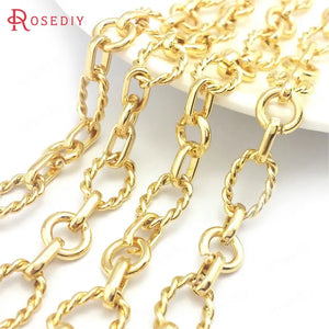 18K Iron Oval Shape Necklace Chains for Women