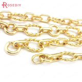 18K Iron Oval Shape Necklace Chains for Women