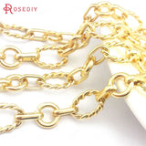 18K Iron Oval Shape Necklace Chains for Women