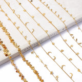 18K Copper Leaf Charms Chain DIY Jewelry Making