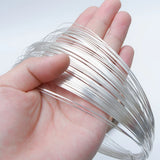 Solid S999 Pure Silver Flat Wire for DIY Fine Jewelry Making