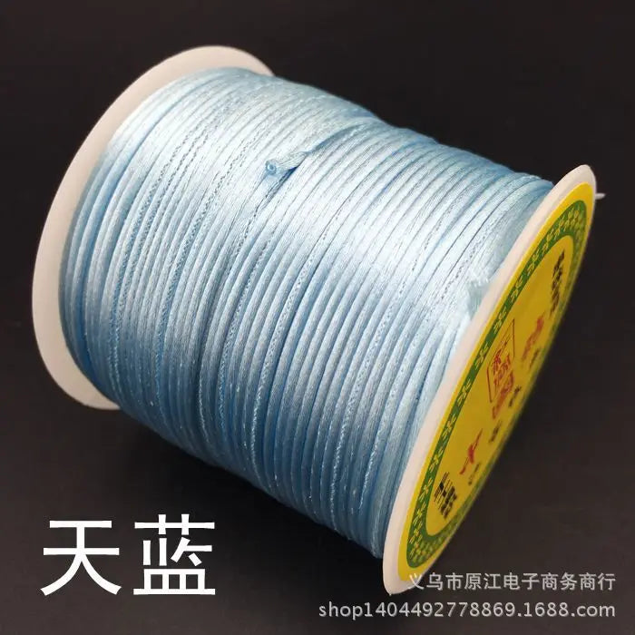50M Plastic Crystal DIY Beaded Elastic Rope Jewelry String 7 Jade Thread