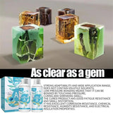 50ML AB Epoxy Resin Kit Crystal Clear Glue DIY Jewelry Supplies