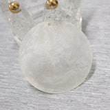 50Pcs Natural Mirror Freshwater Shell Flat Round Beads DIY Jewellery Making