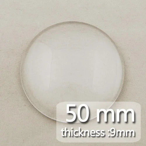 50MM Round Flat Back Crystal Cabochon, Top Quality, 10pcs/lot
