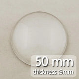 50MM Round Flat Back Crystal Cabochon, Top Quality, 10pcs/lot